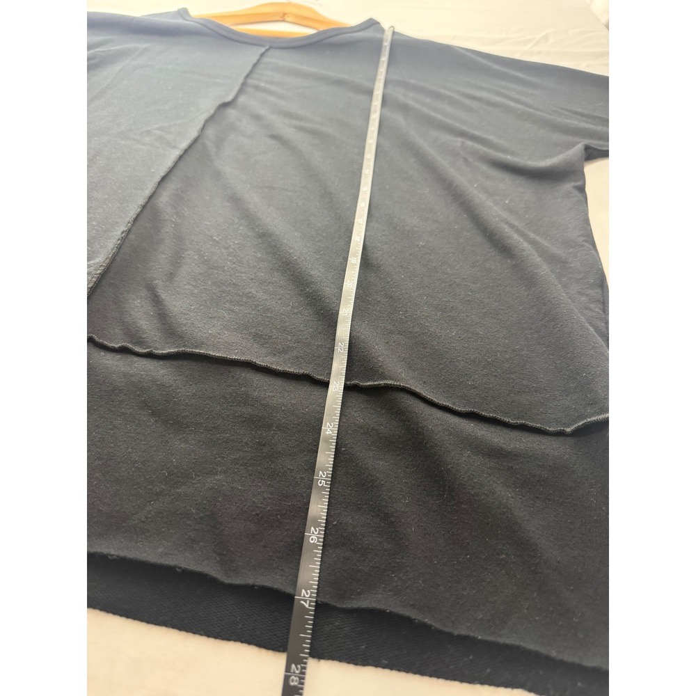 Spanx AirEssentials‎ Long Sleeve Crew Neck Top Black Oversized L - Picture 4 of 9